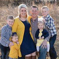 Craig Family portrait including Jesse Craig, his wife, and their four young children